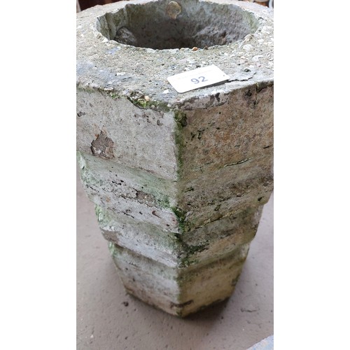 92 - CONCRETE CHIMNEY POT