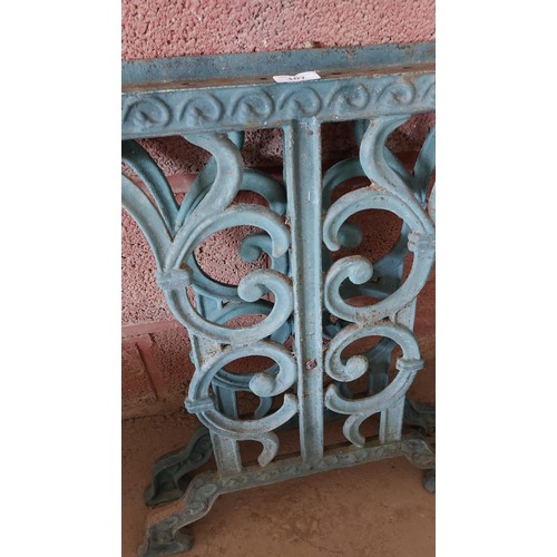 107 - CAST IRON TABLE LEGS