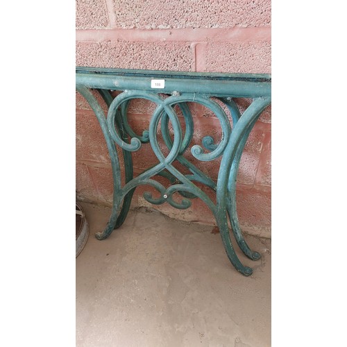 108 - CAST IRON TABLE LEGS