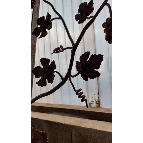 141 - ORNATE WROUGHT IRON PANEL