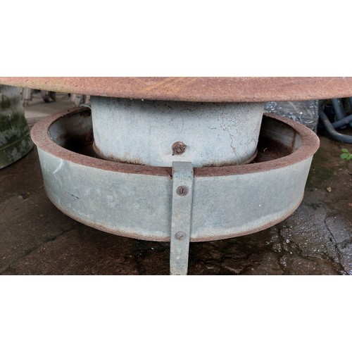 201 - LARGE GALVANISED BIRD FEEDER