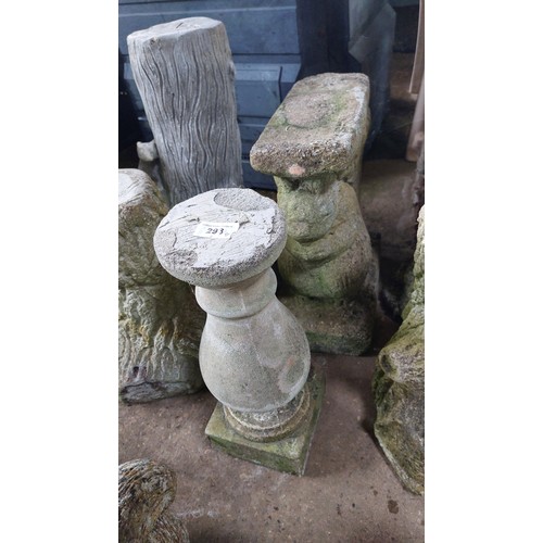 293 - 6 CONCRETE STANDS OF VARIOUS SIZES