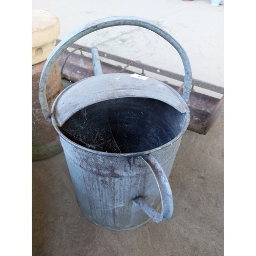 60 - GALVANISED 2 GALLON WATERING CAN