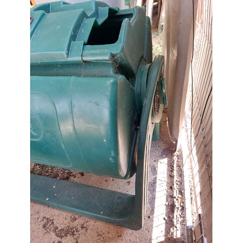 136 - GREEN - SUN-MAR - ROTATING COMPOSTER