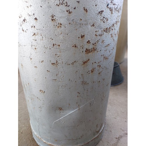 75 - VINTAGE ALLOY MILK CHURN - MARKED CWS