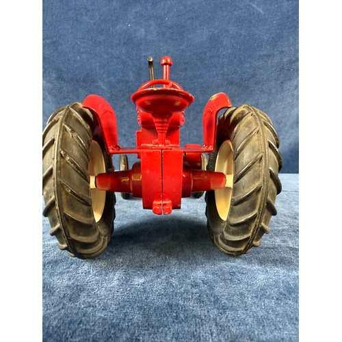 206 - A 1950's Lesney 'Massey-Harris 745D' model tractor in red patina - No box.