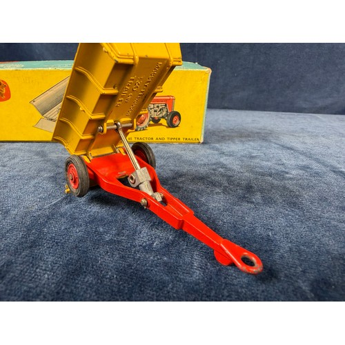 342B - A Corgi toys 'Massey-Ferguson 65 Tractor and Tipper Trailer' being gift set No.7, made in Great Brit... 