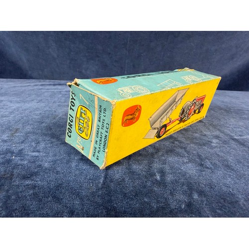 342B - A Corgi toys 'Massey-Ferguson 65 Tractor and Tipper Trailer' being gift set No.7, made in Great Brit... 