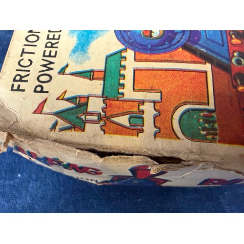 337 - A tin plate friction powered toy train 'Puffing Billy', PAT 40-30940, made in Japan - Daiya.