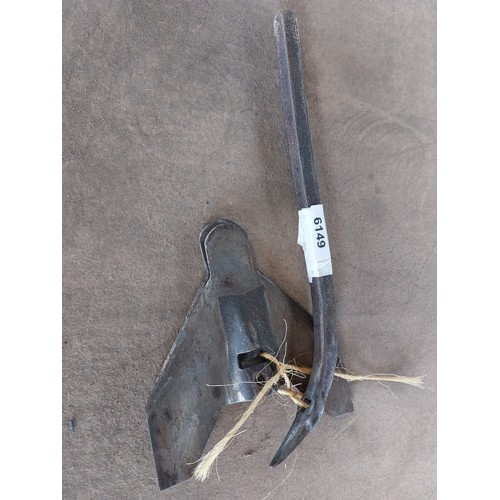 6149 - Three vintage 'A' hoe cultivators.