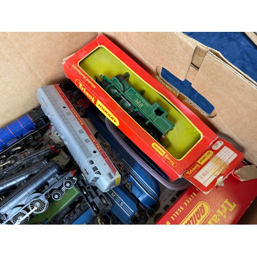 A collection of Tri-ang and Hornby and other makers being items of ...