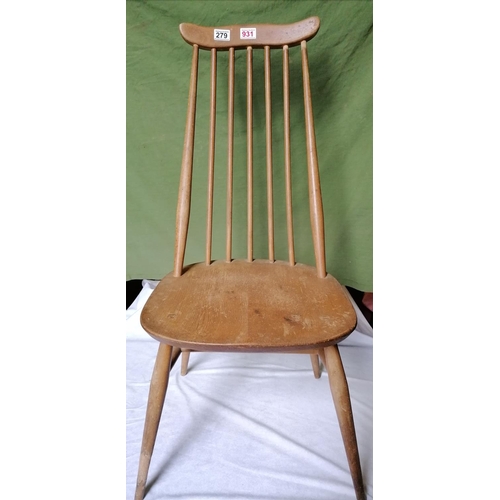 279 - One mid century Ercol Windsor chair