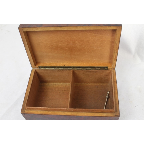 316 - Two vintage boxes (one cigar, one wooden)