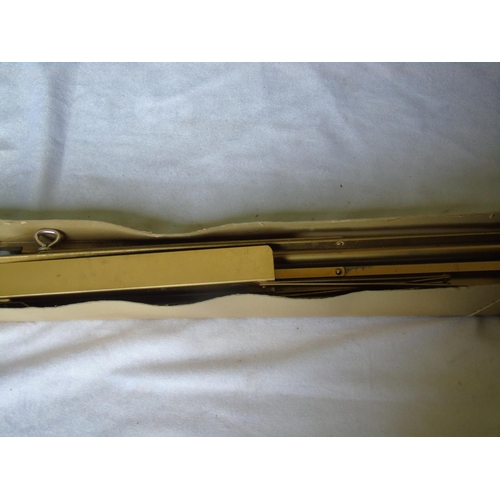 337 - A metal folding music stand in box