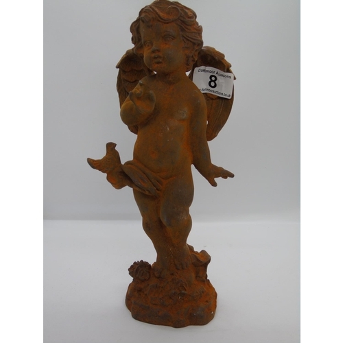 8 - A small iron cherub