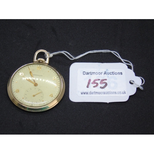 155 - A Wittnauer pocket watch, back inscribed Douglass Montgomery, A/F