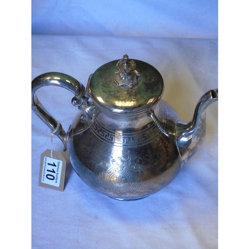 174 - A fine silver plated coffee pot with base marking James Dixon & Sons, Sheffield