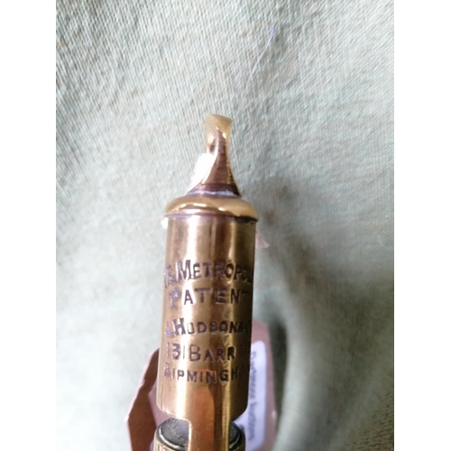 223 - The Metropolitan Patent Whistle made by J Hudson & Co, Birmingham c 1897