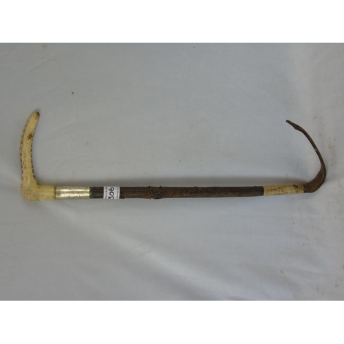 306 - Vintage Stag Antler Riding Crop