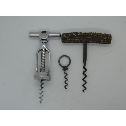 308 - Three Vintage Corkscrews