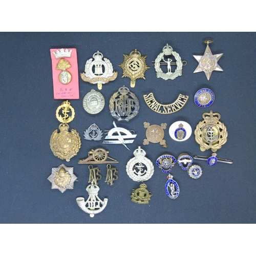 355 - Collection of Military Badges - Royal Engineers etc