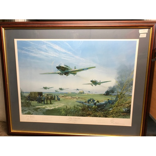 431 - 'Adlertag, August 1940', a signed and numbered limited edition print (17/100) for the 50th anniversa... 