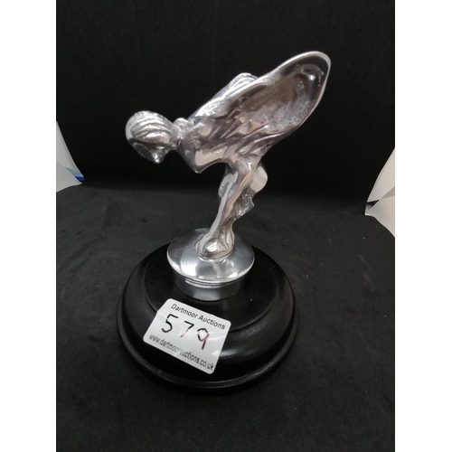 579 - An alloy Rolls Royce desk ornament