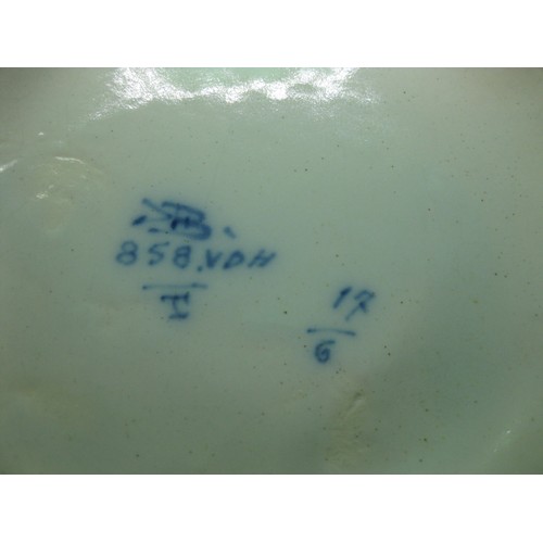 113 - Two Delft blue baluster-shaped chimney vases one decorated with a mill race,the other a river landsc... 