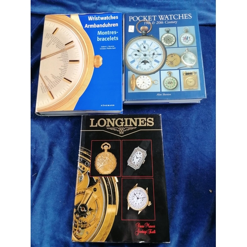 300 - Three books on watches including C19th and C20th Pocket Watches and two others