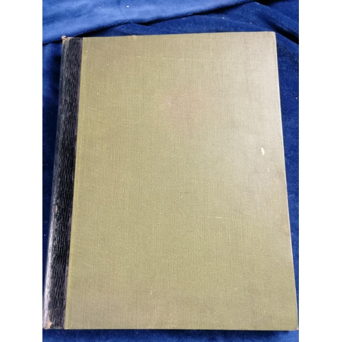 250 - An album containing plates of horses, hounds, hunting etc and a key plate to a painting of the Wynns... 