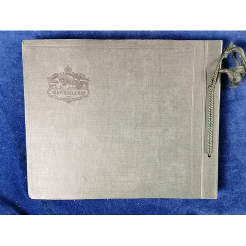 274 - An antique family photograph album from the early 1900s - hunting, shooting parties, family