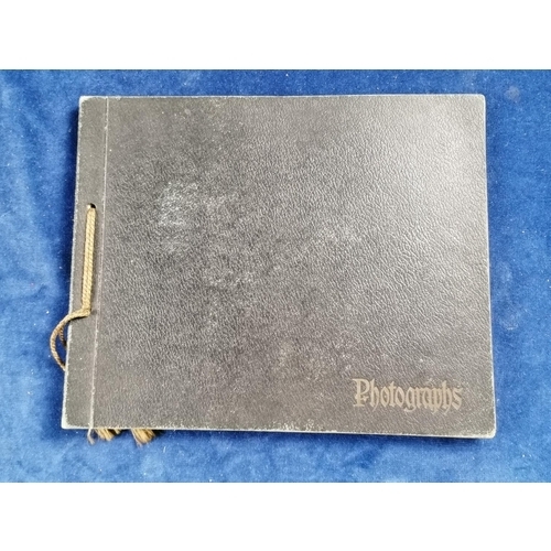 276 - Two antique photograph albums - family, hunting, horses etc