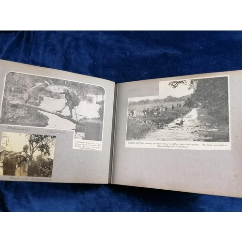 276 - Two antique photograph albums - family, hunting, horses etc