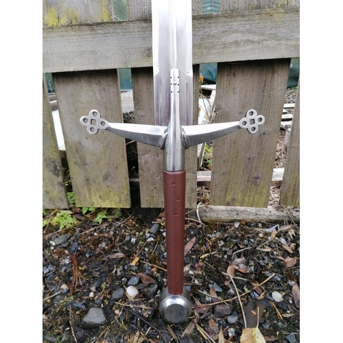 100 - Large and Heavy Broadsword, 4 Foot 8 total Length. (Quite Sharp - Collection Only)