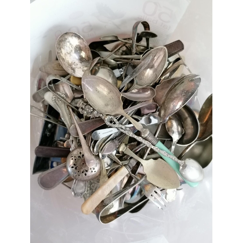 17 - Collection of Various Plated Spoons.