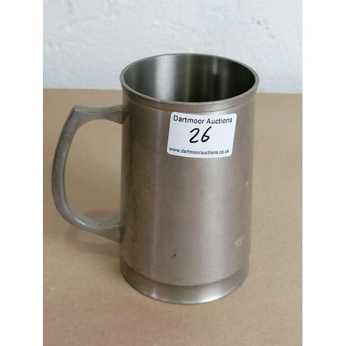 26 - Plated Beer Mug.