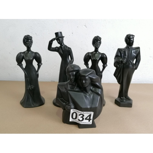 34 - Small Collection of Fashion Figurines.