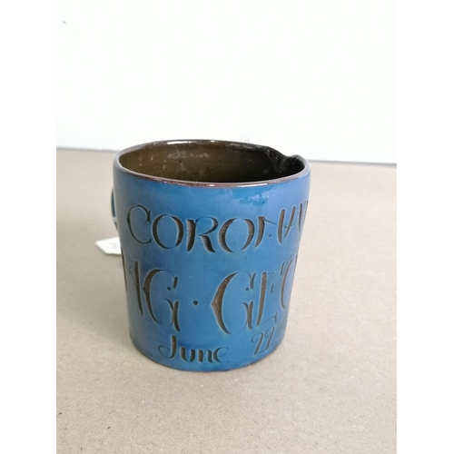 5 - A Brannan North Devon 1911 coronation mug AF