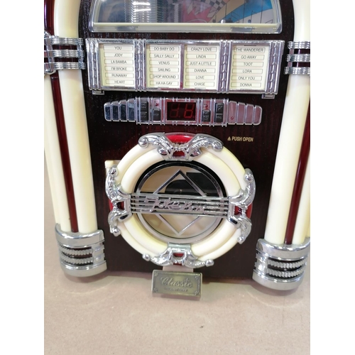 88 - Classic Collectors Edition CD Player and Radio in the Form of a Jukebox.