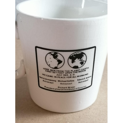 345 - Small Coffee Mug Celebrating the Small Moon Landing. 1969