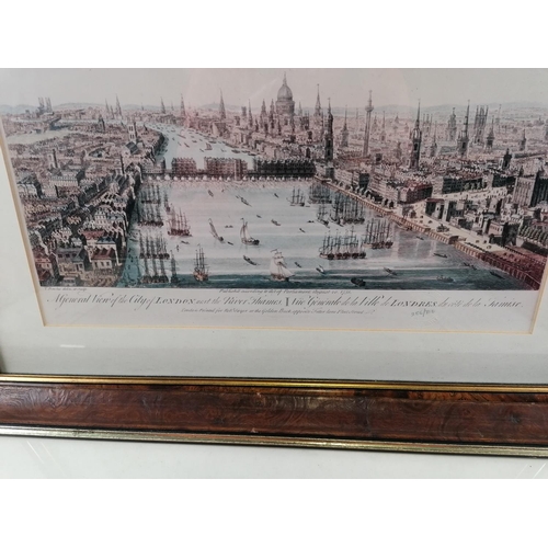 40 - Large framed and glazed print of a street scene in Georgian London and a limited edition of the prin... 