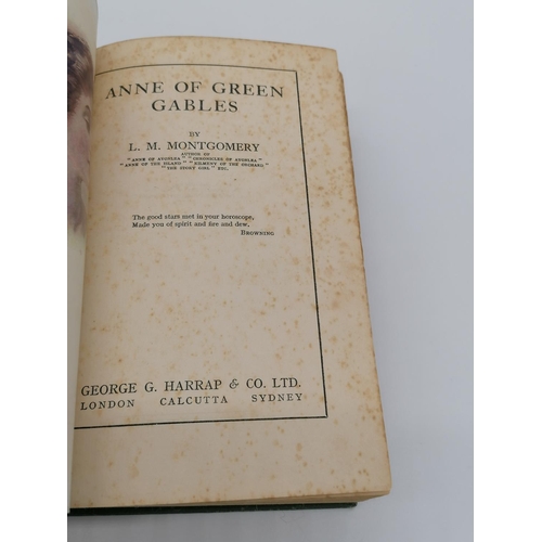 1001 - Hardback, 'Anne of Green Gables' by L.M. Montgomery. Bound in green cloth with black lettering on f/... 