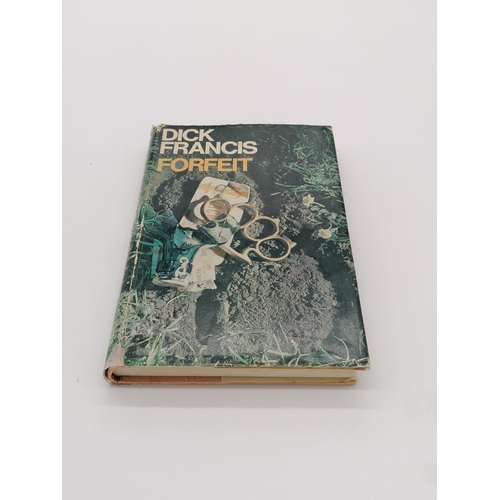 1030 - Hardback, 'Forfeit' by Dick Francis. Bound in red with gold lettering on spine. Published by Michael... 