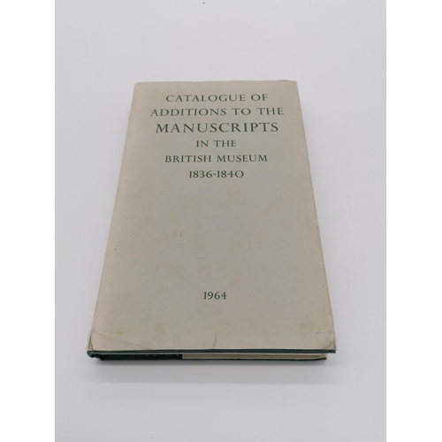 1031 - Hardback, 'List of Additions to the Manuscripts in the British Museum 1836-1840' by F. Madden. Bound... 