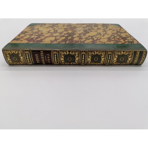 1032 - Hardback, 'The Penny Magazine' by the Society for the Diffusion of Useful Knowledge. Bound in 1/2 gr... 