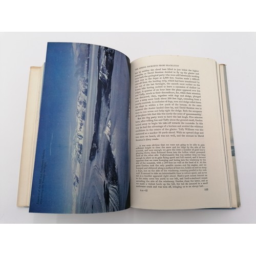 1040 - Hardback, 'The Crossing of Antarctica' by Sir Vivian Fuchs and Sir Edmund Hillary. Bound in light bl... 