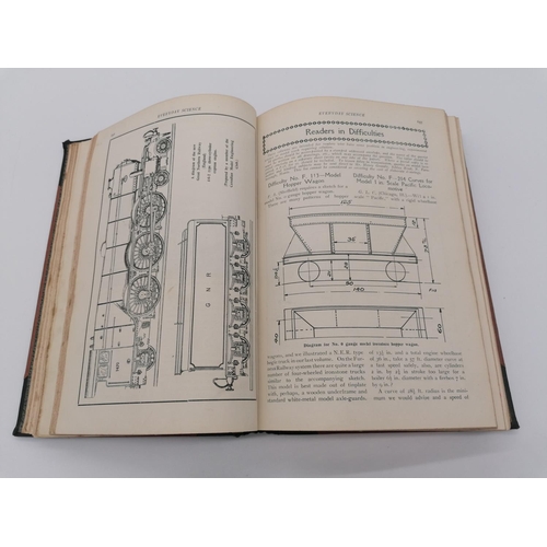 1194 - Hardback, 'Everyday Science' - 10 Numbers -  Jan-Oct 1923. Bound in 1/2 black simulated leather and ... 