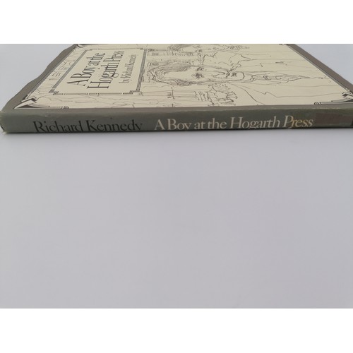 244 - Hardback, 'A Boy at the Hogarth Press' by Richard Kennedy. Bound in canvas type cloth with gold lett... 