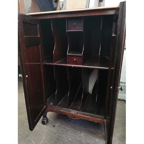 360 - Late Victorian games cabinet.