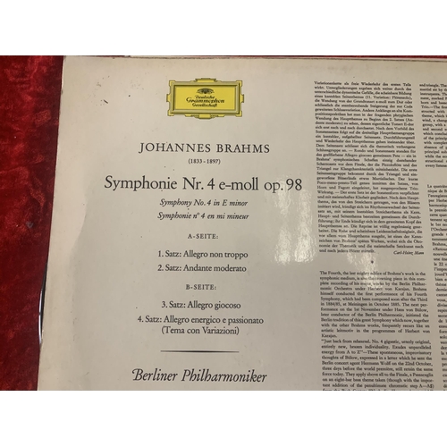 734 - Herbert Von Karajan and Berliner Philharmonic - Brahms Symphonie Nr 4- Deutsch Grammophone